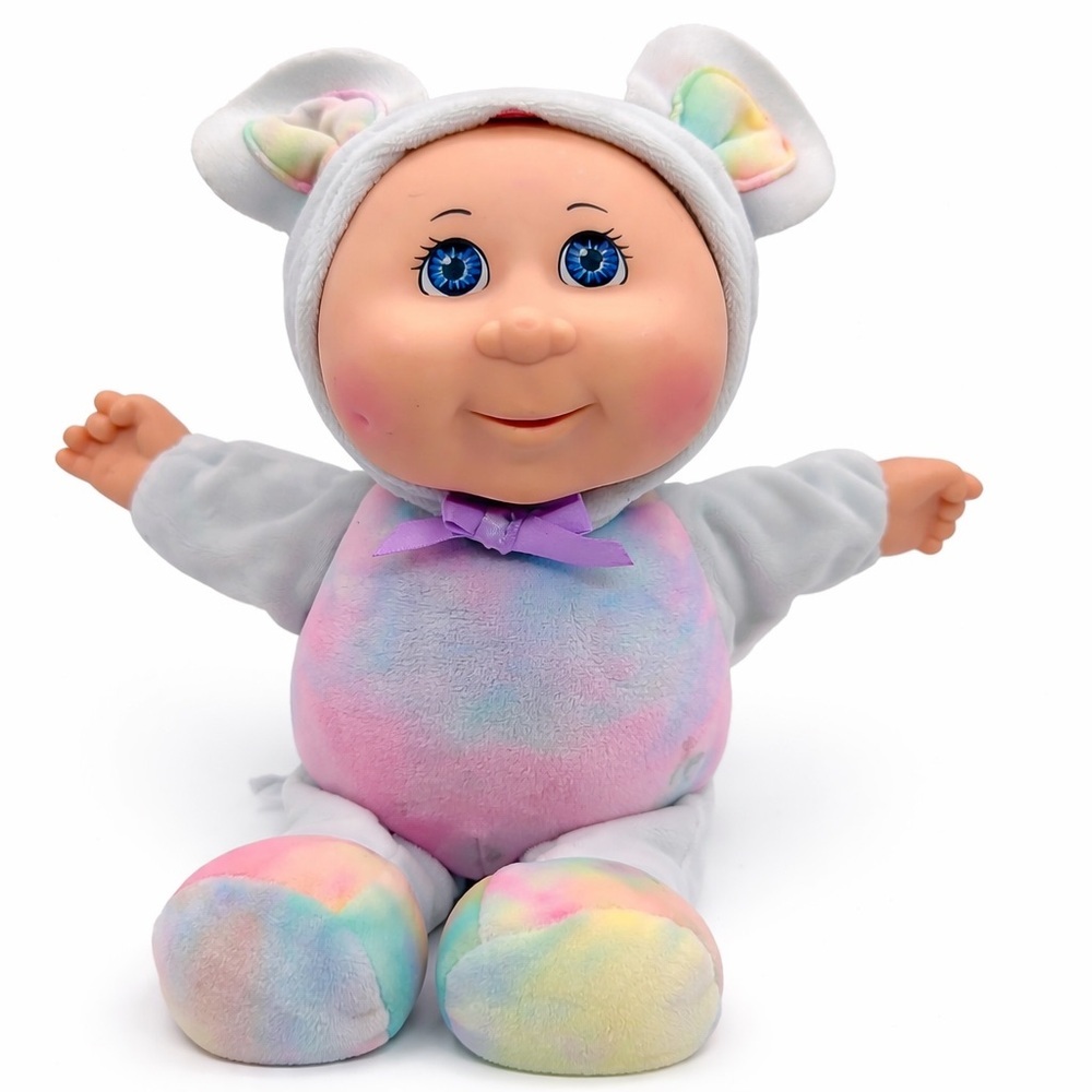 Cabbage Patch Kids Baby Doll – Pastel Tie-Dye Outfit – Soft Body